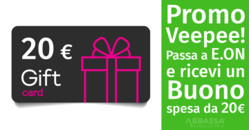 Promo Veepee: passa ad eon e ricevi un buono spesa di 20 euro